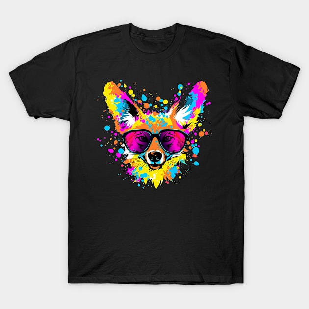 cool fox T-Shirt by dorapeterx